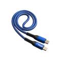 Akyga USB-C Kabel 100W, 0.5m - USB-C/USB-C - Blau