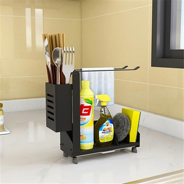 Aluminium-Küchenregal mit Abtropffläche