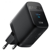 Anker 312 Ace 25-W-USB-C-Steckdosenladegerät - PowerIQ 3.0, Power Delivery - Schwarz