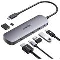 Anker A83D2HA1 7-in-1-USB-C-Hub - Grau