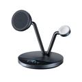 Anker Prime MagGo AirCool 3-in-1-Wireless-Ladestation - Schwarz