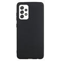 Anti-Fingerabdrücke Matte Samsung Galaxy A73 5G TPU Hülle - Schwarz