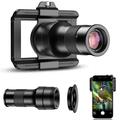 Apexel APL-TM6 2-in-1 Smartphone-Tele- und Makroobjektiv - Schwarz