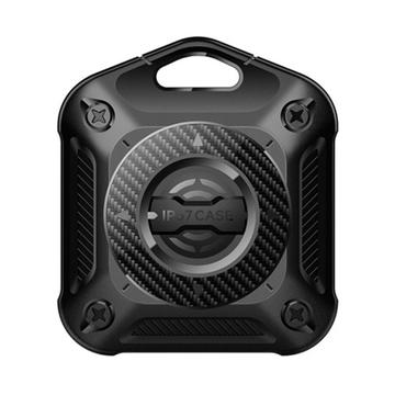 Apple AirTag 1/2 IP67 Wasserdichtes Gehäuse mit Schlüsselring - Schwarz