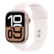Apple Watch 10 GPS MWWH3QN/A - Aluminium, hellrotes Sportband, S/M, 42mm