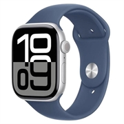 Apple Watch 10 GPS MWWL3QN/A - Aluminium, Denim Sportband, S/M, 46mm