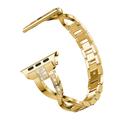 Apple Watch (42/44/SE/45/46/49mm) Damenarmband aus Diamant-Edelstahl