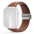 Apple Watch (42/44/SE/45/46/49mm) Dux Ducis YA M-Buckle Echtlederarmband - Braun