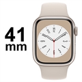 Apple Watch 8 LTE MNHY3FD/A - Aluminium, Sternenlicht Sportarmband, 41mm