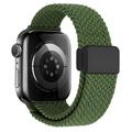 Apple Watch - Magnetarmband aus geflochtenem Nylon - 49mm/46mm/45mm/44mm - Grün
