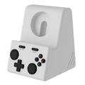 Apple Watch Ladestation im Stil einer Spielkonsole aus Silikon - Hellgrau