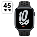 Apple Watch Nike 7 WiFi MKNC3FD/A - Aluminum, Anthrazit/Schwarz Sportband, 45mm