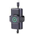 Apple Watch Powerbank 5000mAh - Magnetisches kabelloses Ladegerät - Schwarz
