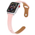 Apple Watch 11/10/9/8/SE 3/SE (2022)/7/SE/6/5/4/3/2/1 Premium Lederarmband - 42mm/41mm/40mm/38mm - Rosa