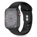 Apple Watch Serie 11/10/9/8/7/6/SE 3/SE Tech-Protect Silikonarmband - 40mm/41mm/42mm - Schwarz