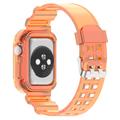 Apple Watch Series 11/10 Ersatz-Silikonarmband mit integriertem Rahmen - 42mm