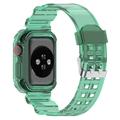 Apple Watch Series 11/10 Ersatz-Silikonarmband mit integriertem Rahmen - 42mm