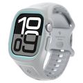 Apple Watch Series 11/10 Spigen Liquid Air Pro Hülle mit Riemen - 46mm - Grau