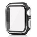 Apple Watch Series SE (2022)/SE/6/5/4 Cover mit Panzerglas - 44mm - Schwarz