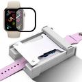 Apple Watch Series SE 3/SE (2023)/SE (2022)/SE/6/5/4 Displayschutzfolie mit staubfreiem Montage-Set - 40mm - schwarzer Rand