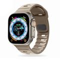 Apple Watch Series Ultra 2/Ultra/9/8/SE (2022)/7/SE/6/5/4/3/2/1 Tech-Protect IconBand Line Silikonarmband - 49mm/45mm/44mm/42mm - Armeesand
