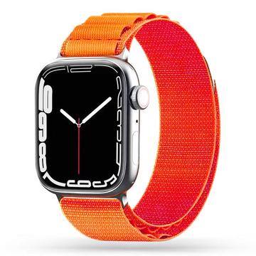 Apple Watch Series Ultra 3/2/Ultra/11/10/9/8/SE 3/(2022)/7/SE/6/5/4/3/2/1 Tech-Protect Nylon Pro-Armband - 49mm/46mm/45mm/44mm/42mm - Orange