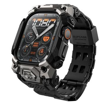 Apple Watch Ultra/Ultra 2/Ultra 3 Supcase UB Ore Armband mit Hülle - 46mm - Schwarz