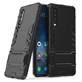 Armor Serie Huawei P30 Hybrid Hülle mit Ständer - Schwarz