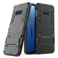 Armor Serie Samsung Galaxy S10e Hybrid Hülle mit Ständer - Schwarz