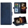Asus ROG Phone 9 Pro Wallet Hülle mit Magnetverschluss - Kalb Textur - blau