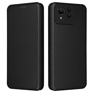 Asus Zenfone 11 Ultra Flip Hülle - Karbonfaser