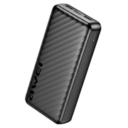 Awei P6K Pro 20000mAh Powerbank - 2xUSB-A/USB-C - Schwarz