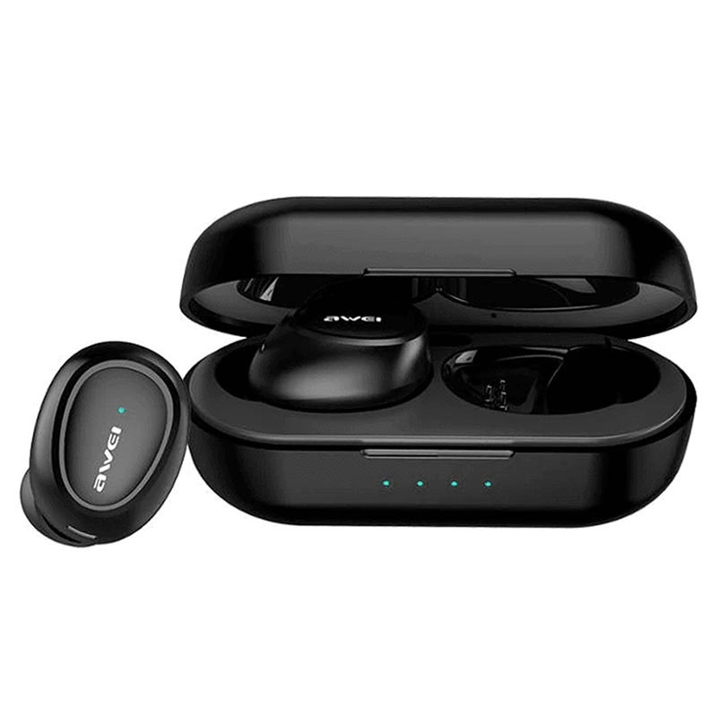 Awei T16 Wasserbeständige In-Ear TWS Kopfhörer - Schwarz