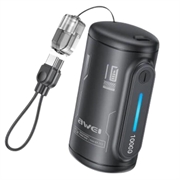 Awei WP-117 Powerbank mit 10000mAh - 22.5W, 2x USB-C - Schwarz