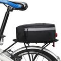 B-SOUL Fahrrad-MTB-Rennradtasche, reflektierende Gepäckträgertasche, Fahrrad-Aufbewahrungstasche mit Sicherheitsrücklicht - schwarz