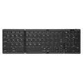 B089 Faltbare kabellose Tastatur mit Ziffernblock - 81 Tasten - Schwarz