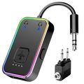BF01 Bluetooth-Audioadapter/-sender für Flugzeuge, Fernseher, Computer - Schwarz