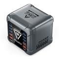 BK-127D 12-Port-Ladestation für den Schreibtisch, 1200W - Schwarz