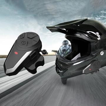 BT-S3 IPX6 Motorradhelm Bluetooth Headset mit Freisprecheinrichtung, FM Radio