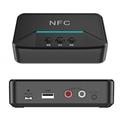 BT200 NFC Bluetooth 5.0 Audio-Empfänger - AUX 3.5mm & RCA Adapter - Schwarz