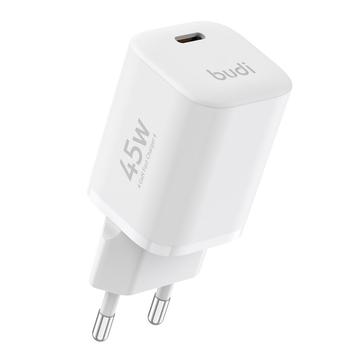 BUDI AC020EW GaN Schnelles USB-C Ladegerät 45W - Weiß