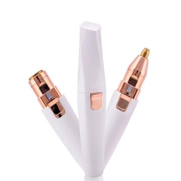 BZ-202 2-in-1-Entferner für Augenbrauen und Gesichtshaare - Weiß