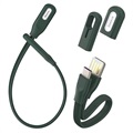 Baseus Bracelt USB Typ C Kabel CATFH-06B - 22 cm, 5A - Dunkelgrün