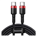 Baseus Cafule USB-C Kabel - 2m - Rot / Schwarz