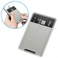 Baseus Card Pocket Universales Stick-On Kartenhalter (Offene Verpackung - Zufriedenstellend) - Hellgrau