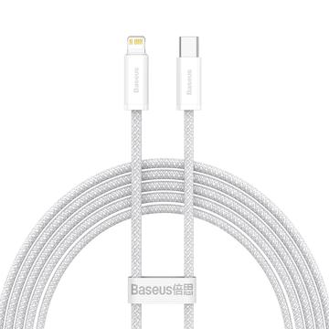 Baseus Dynamic Series Nylon geflochtenes USB-C zu Lightning Kabel - 20W, 2m - Weiß