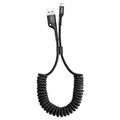 Baseus Fish Eye Spring Lightning Kabel - 1m