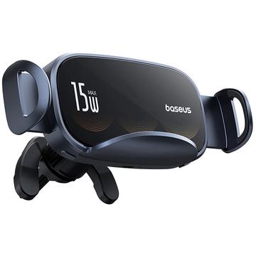 Baseus LightChaser Wireless Ladegerät / Autohalterung - 15W - Schwarz