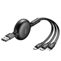 Baseus Little Octopus 3-in-1 Kabel - Lightning, USB-C, MicroUSB