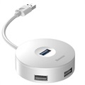 Baseus Round Box 4-port USB 3.0 Hub mit MicroUSB Power Supply